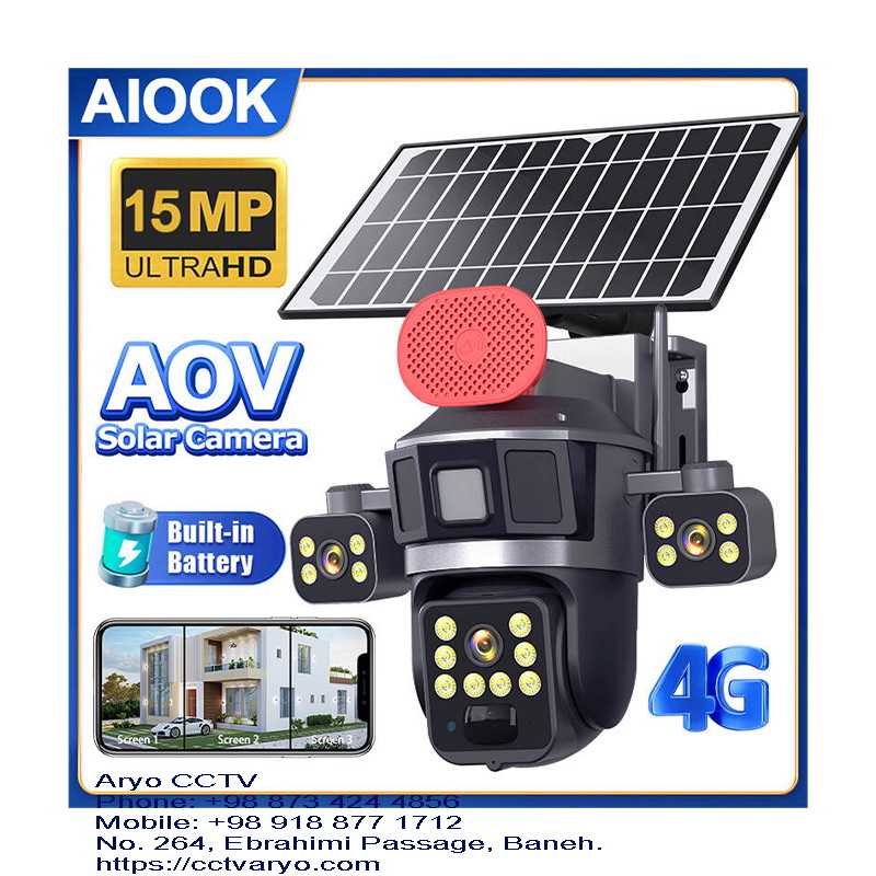 دوربین 3 لنز خورشیدی سیم‌کارتی S315-16G | خرید از آریو بانه