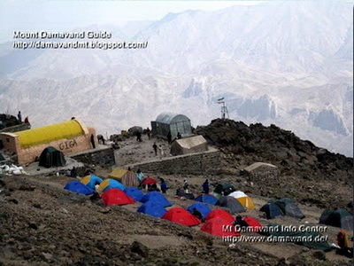 Damavand Hiking and Trekking Campsites Mount Damavand Hiking Campsites